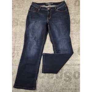 m jeans by maurices Women's Blue size 14 short mid rise 34x29